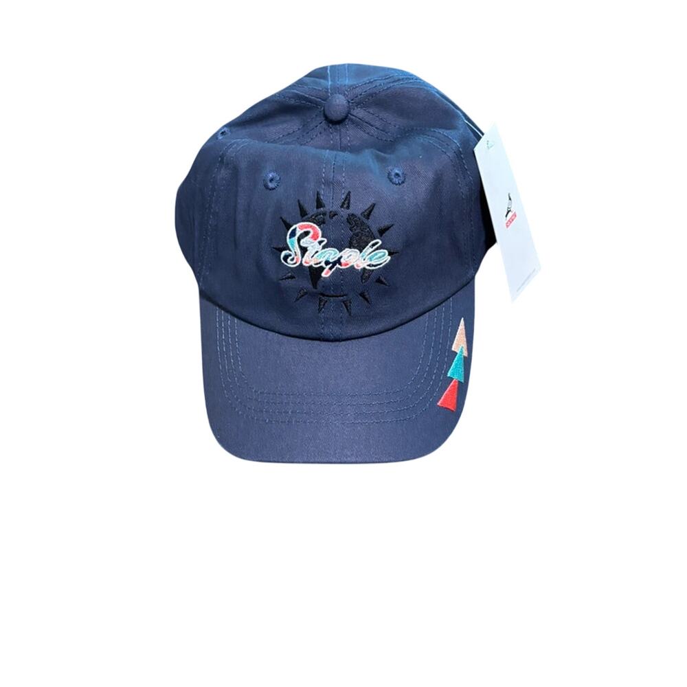 Staple Men's Baseball Cap Blue Multicolor Sun Logo Adjustable